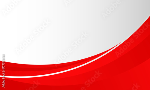 redand white business wave banner background. overlapping vector waves background. vector Eps 10