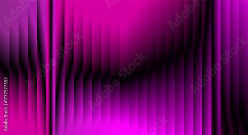 Vibrant abstract magenta and black vertical glitch effect background