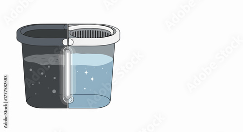 Light and darkness contrasting concept illustrating two halves, one light and one dark, suggesting duality. Light and darkness represents division and balance,