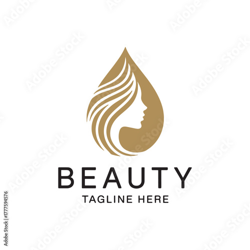 Luxury Beauty Care Logo Emblem