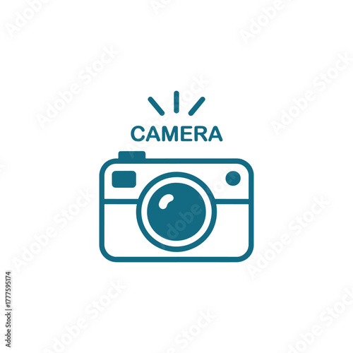Creative Camera Symbol Logo Template