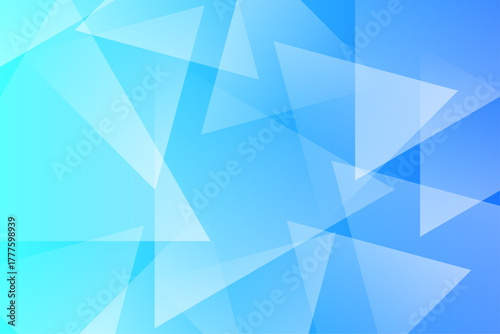 青と水色のグラデーションデザイン