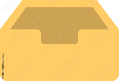 Yellow Inbox Icon