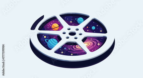 Cosmic Reel - A Cinematic Journey Through the Universe.