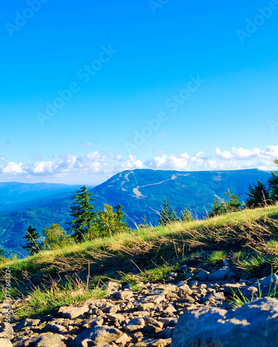 Beskides Mountains in Poland.