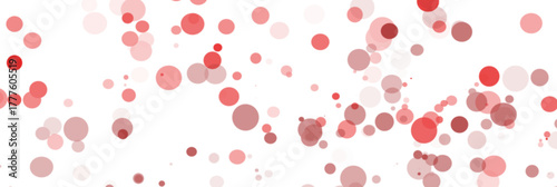 Christmas red bokeh light png background. Festive glowing blur light texture for holiday, design, and graphics use.