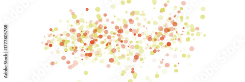 Red and yellow bokeh light png. Christmas colorful bokeh light background for graphics, tech, and festive design use.