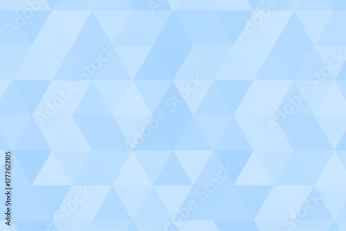 青い三角形の幾何学背景