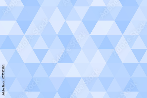 青い三角形の幾何学背景