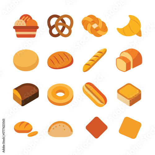 Assortment of delicious baked goods and pastries