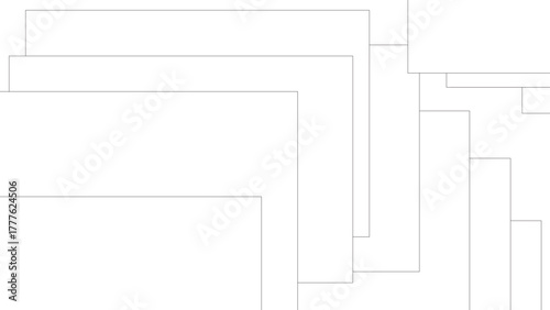 Vector architecture design illustration of a modern house blueprint plan