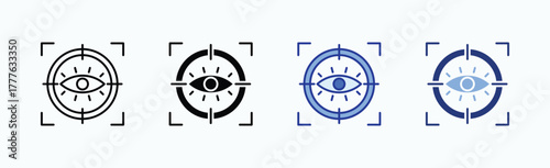 Clarity icon sheet multiple style collection isolated vector