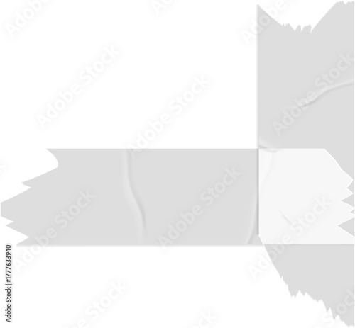 Transparent Crumpled Tape