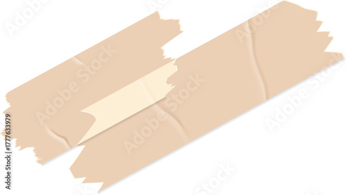 Transparent Tape with Wrinkles