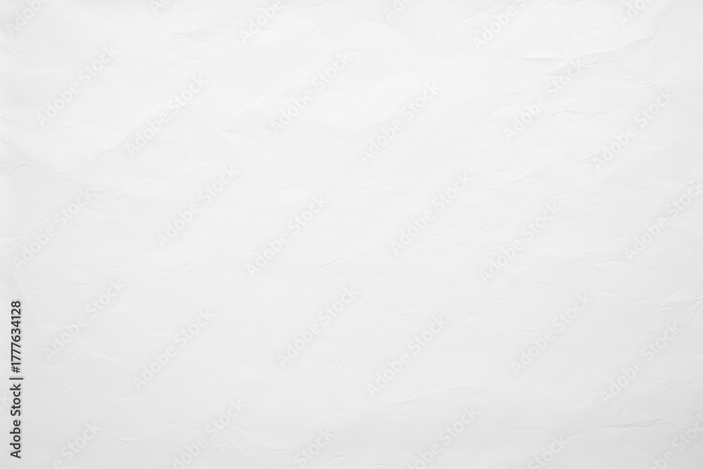 Fototapeta premium A plain white textured background with subtle creases, ideal for minimalist design or as a blank canvas for creative projects.