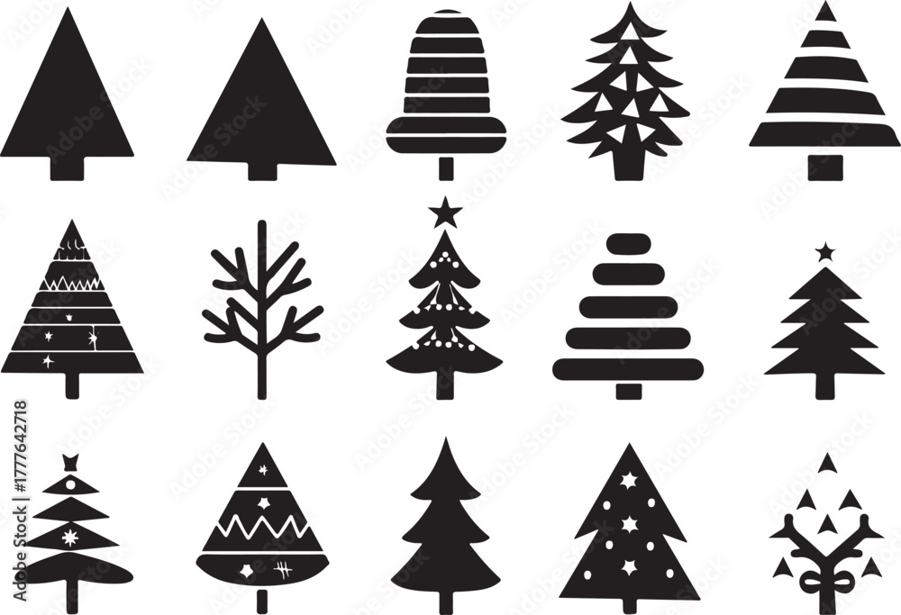Obraz premium Tree Silhouette SVG