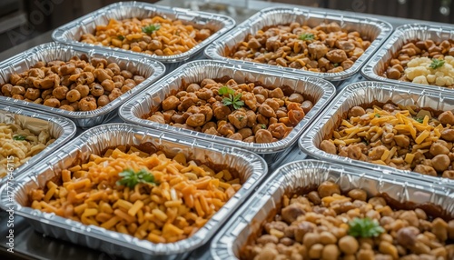 dried fruits and nuts in market