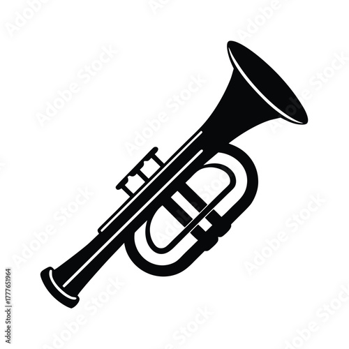 Trumpet Music Vector Icon