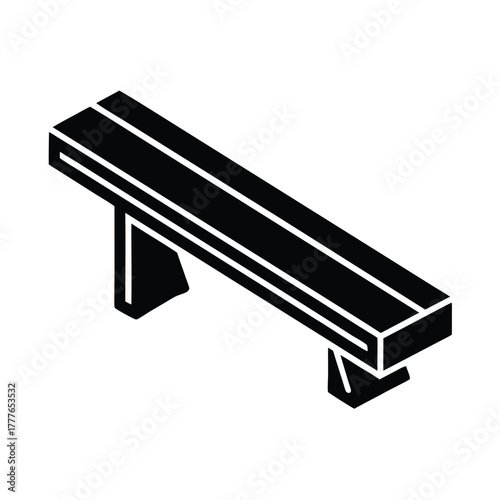 Wooden Beam Material Icon