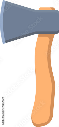 Hand axe tool for chopping wood work concept