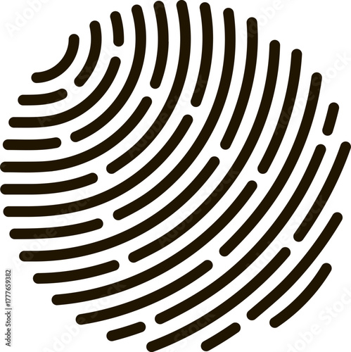 Fingerprint scanning icon representing security and identity access