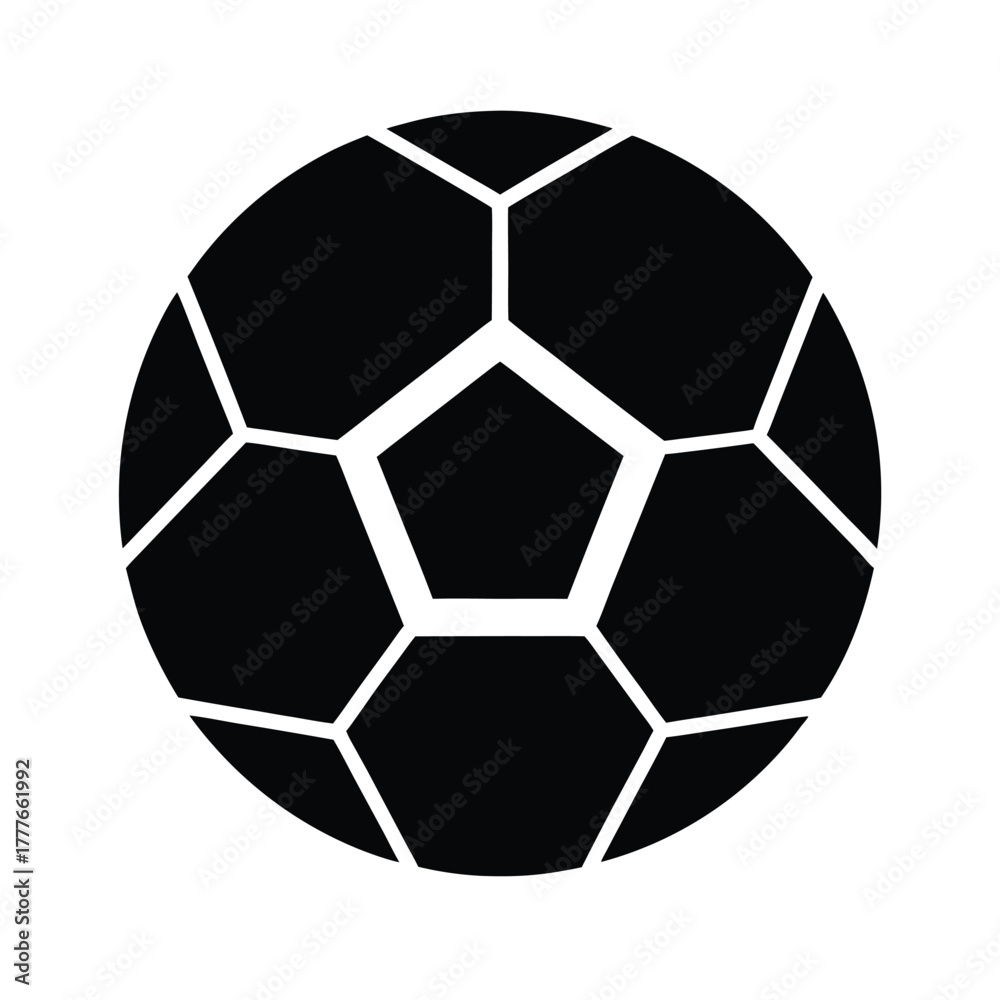 Fototapeta premium Ethiopian Flag Soccer Ball Icon