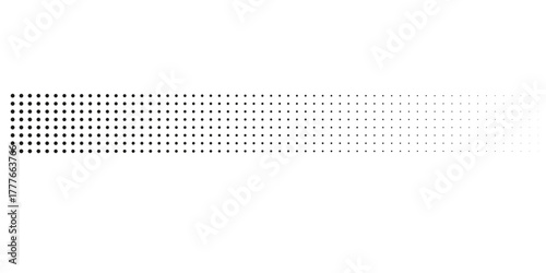 Abstract halftone wave dotted background. Futuristic twisted grunge pattern, dot, circles