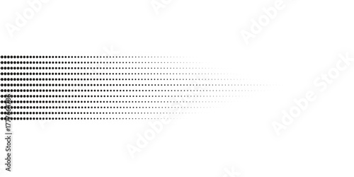 Abstract halftone wave dotted background. Futuristic twisted grunge pattern, dot, circles