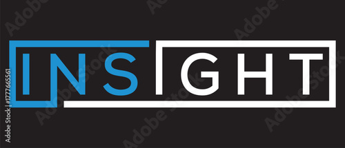 Word mark insight logo design inspiration