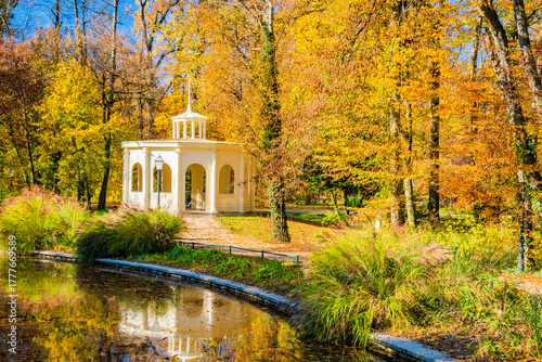 Autumn in Maksimir park in Zagreb, capital of Croatia
