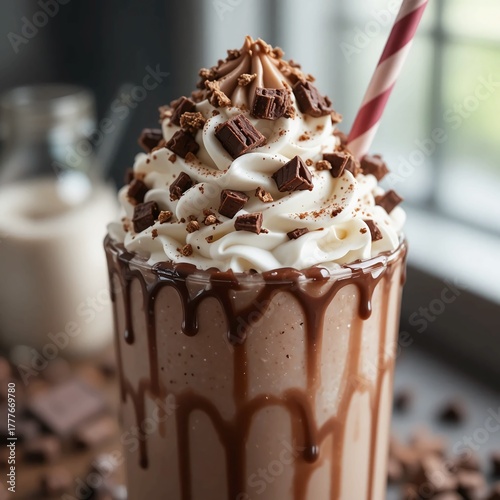 ice cream with chocolate