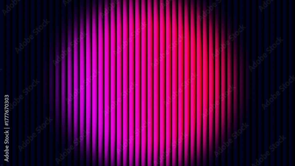 Fototapeta premium Abstract background of pink glowing circle blurred with fractal glass and noise texture
