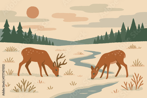 Any letters vector no deer geometric icon sustainable chinese marks snowy colors