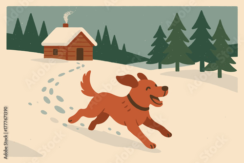 Workstation vector no dog letters numbers cohesive joyful text icon any snow