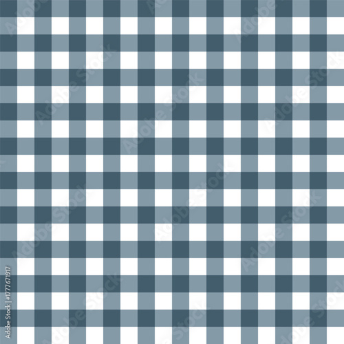 Beautiful Vichy check pattern in blue and white watercolor tones.