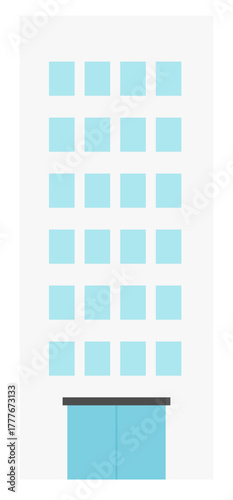 Office building illustration.