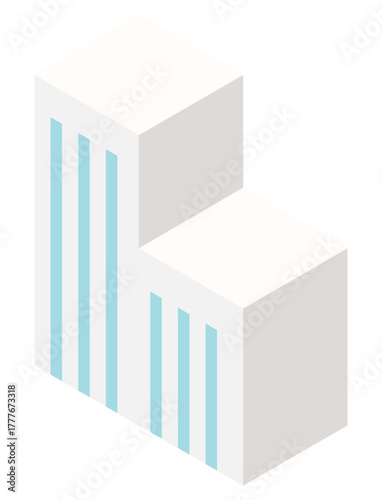 Office building illustration.