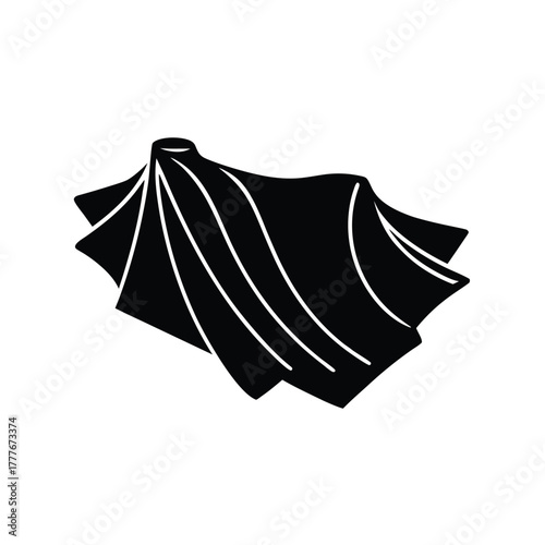 Fabric Folds Jersey Flatlay