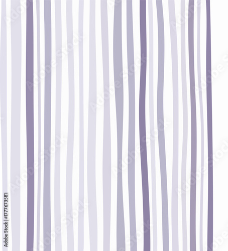 Abstract seamless pattern background featuring wavy vertical lines in various shades of light purple and lavender. Ideal for graphic design