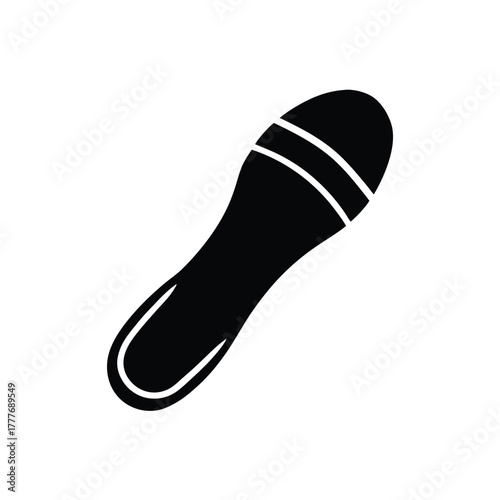 Foot File Icon Flat Style