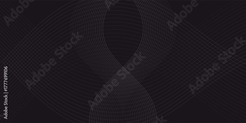 Luxurious and Elegant Blue and Gold Wavy Background with Golden Lines and Glowing Light. Can be Used for Award, Banner, Card, Nomination, Ceremony, Formal Invitation or Certificate Design