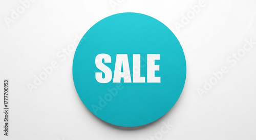 Free Download Bright turquoise circle with crisp white 'SALE' text creates a modern, eye-catching announcement for any promotional campaign, instantly grabbing attention. - GFXLoad