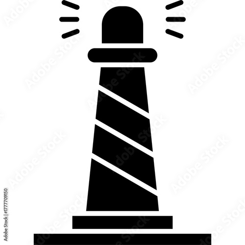 Lighthouse Icon Vector Element