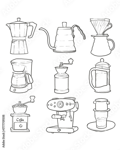 set of coffee