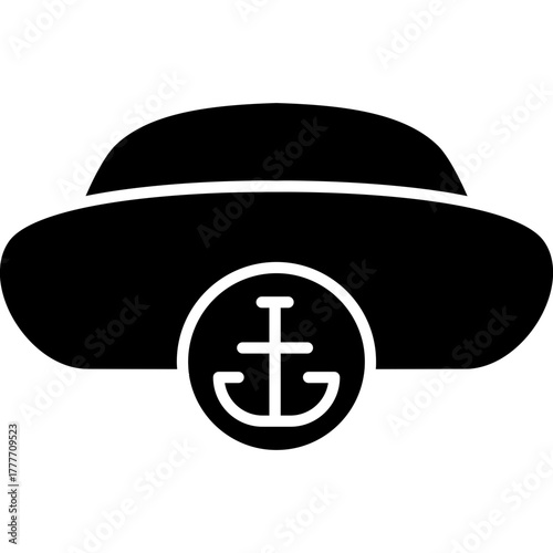 Sailor Cap Icon Vector Element