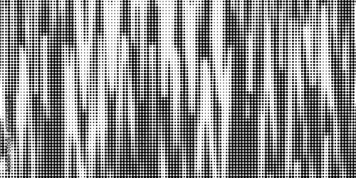 Spotted black and white grunge line background. Abstract halftone illustration background. Grunge grid polka dot background pattern