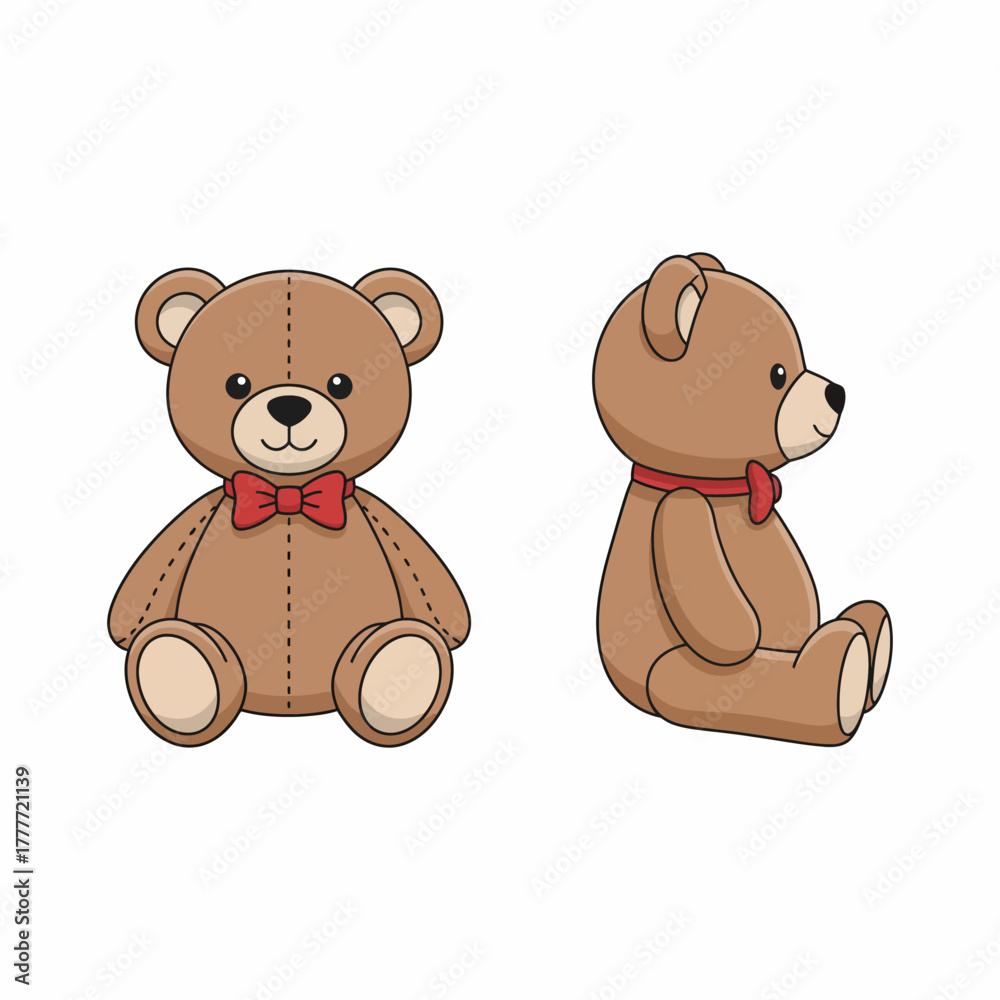 Obraz premium Adorable Teddy Bear Doll Perfect for Gifts and Home Decor