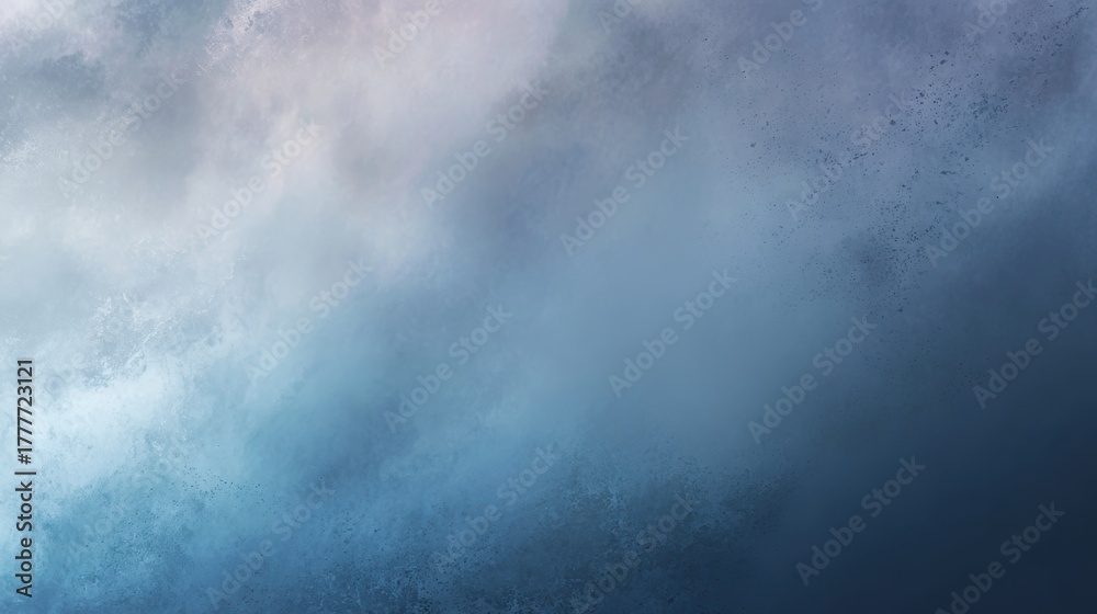Obraz premium Abstract Blue and Grey Cloudy Sky Background for Creative Projects