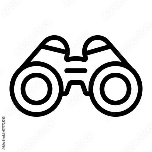 binoculars Line Icon