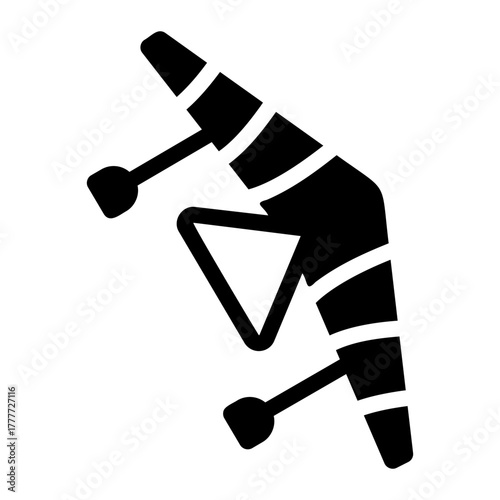 hang glider Solid icon